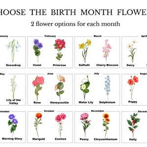 birth month flowers