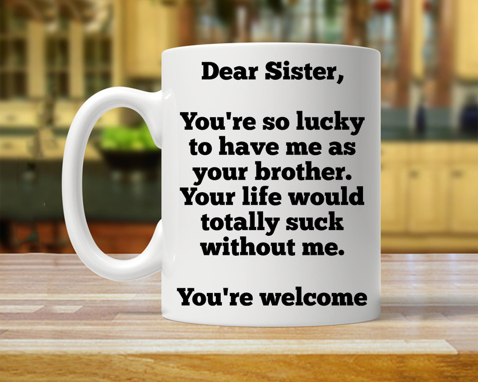 Gift from brother gift for sister from brother sister mug Etsy