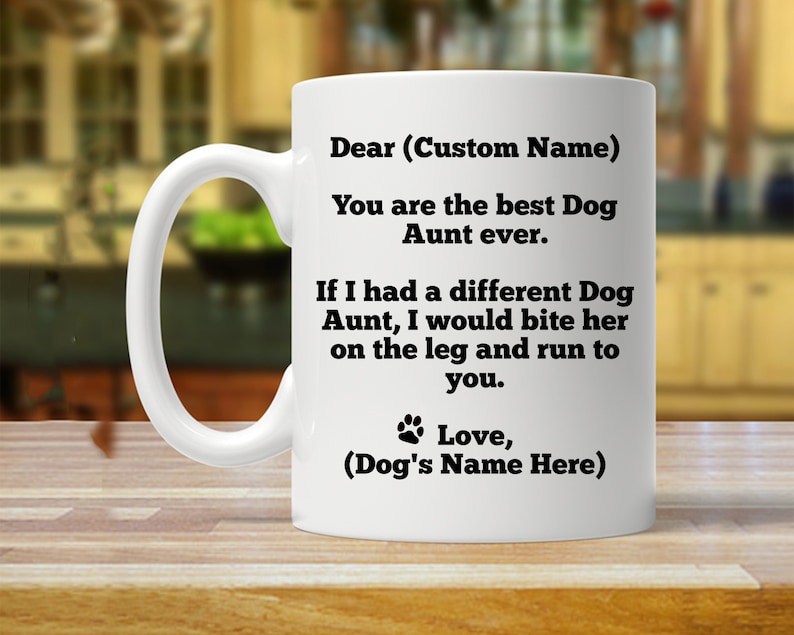 dog aunt mug