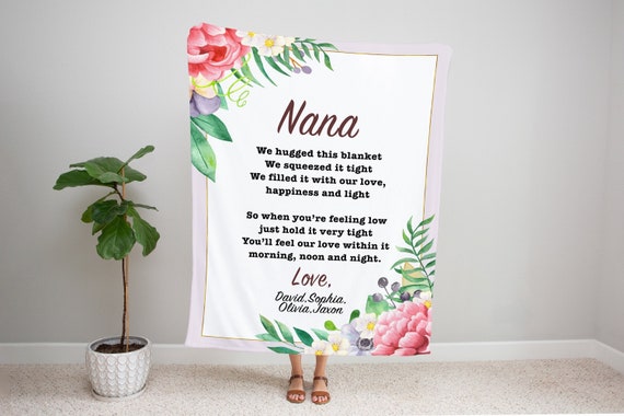 Nana blanket personalized sale