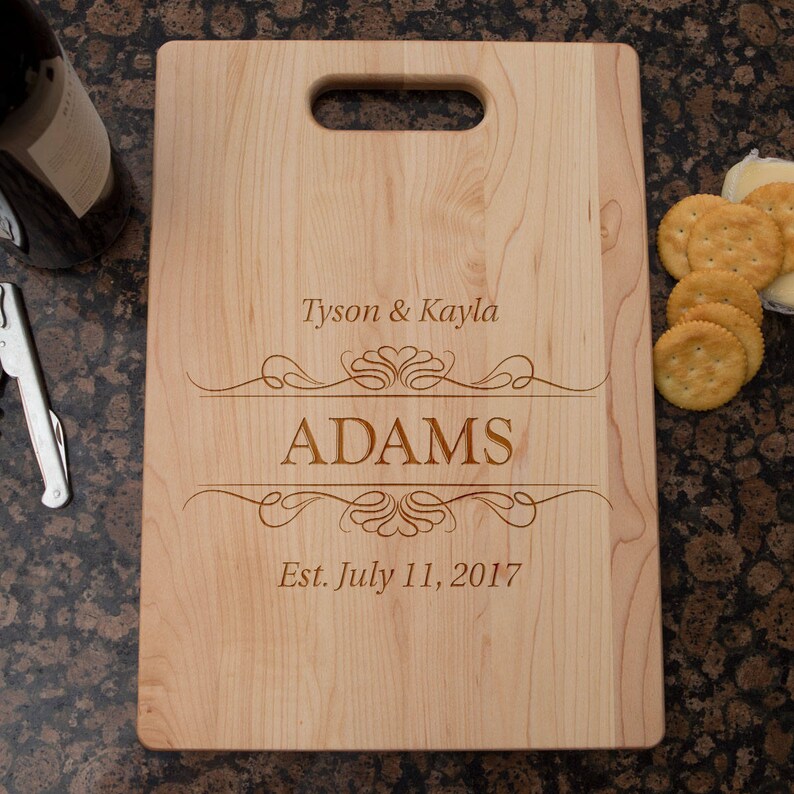 gift cutting board chopping board wood custom butcher block cutting board large cheese board unique kitchen board custom cutting board