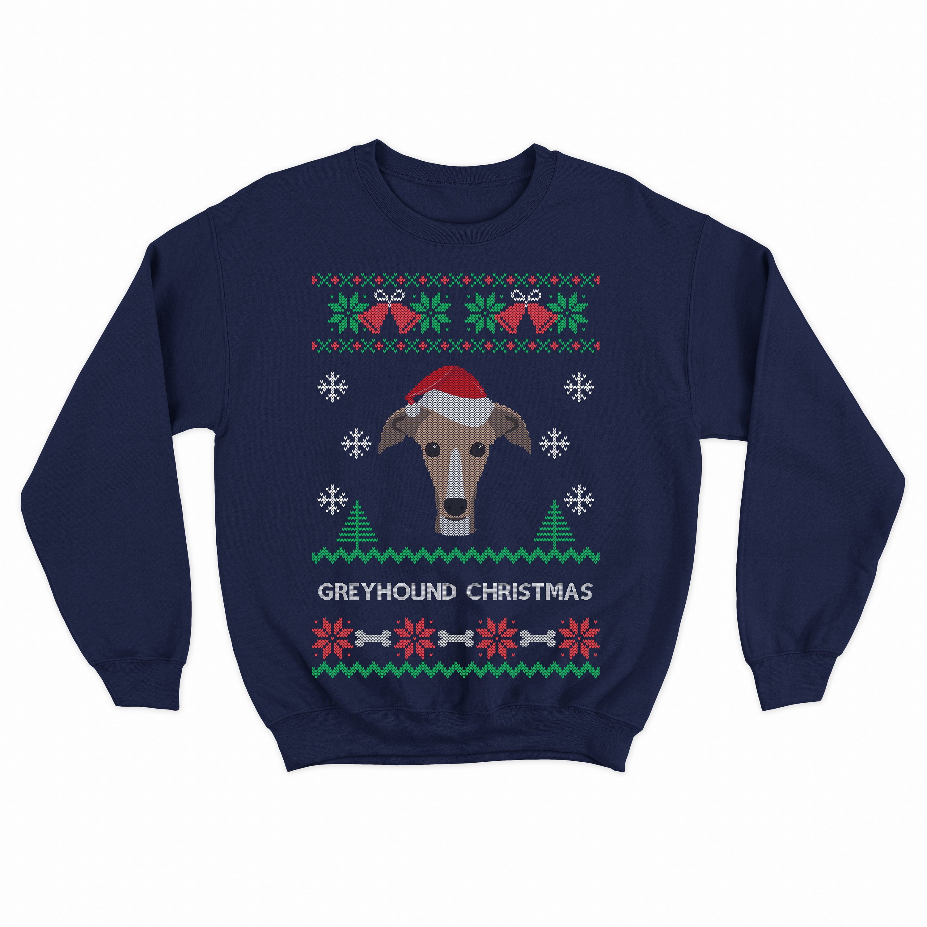 Greyhound Ugly Christmas Sweater Greyhound Ugly Christmas Sweater