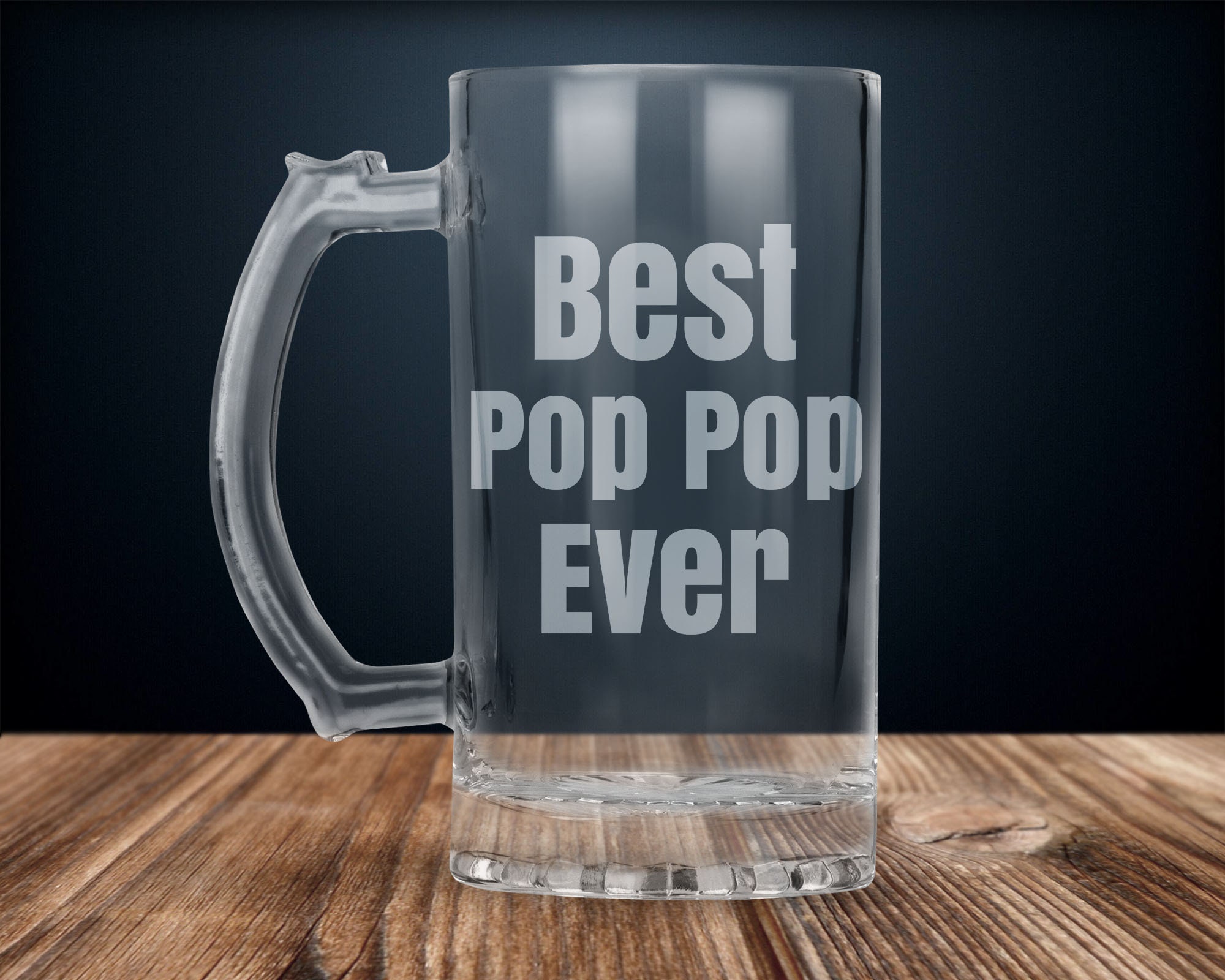 Pop pop gift for him pop pop gift for men pop pop beer mug Etsy