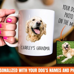 personalized Golden Retriever gift, Golden Retriever grandma, Golden Retriever mug, custom Golden Retriever gift, Golden Retriever gift