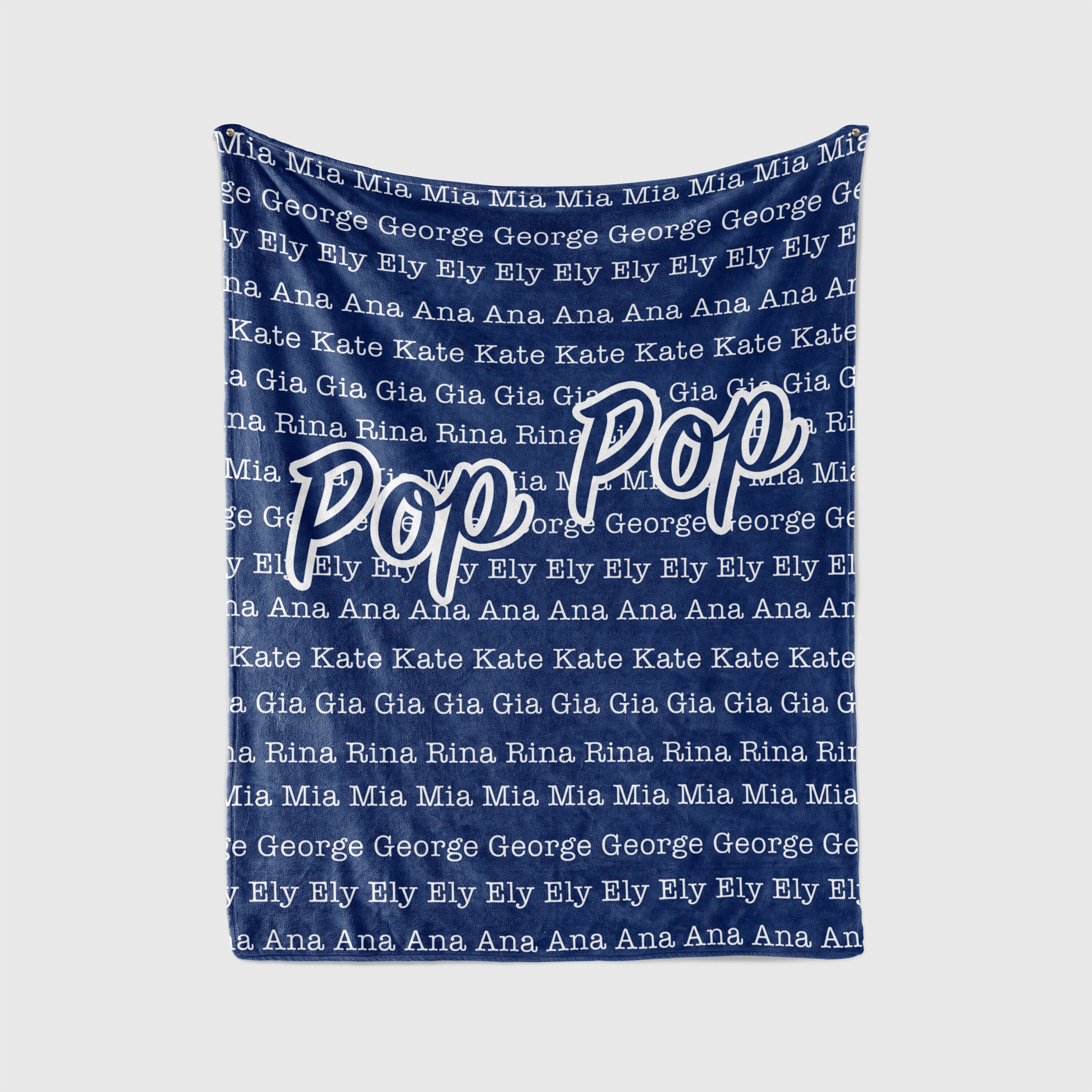 Personalized blanket for pop pop gift pop pop blanket Etsy