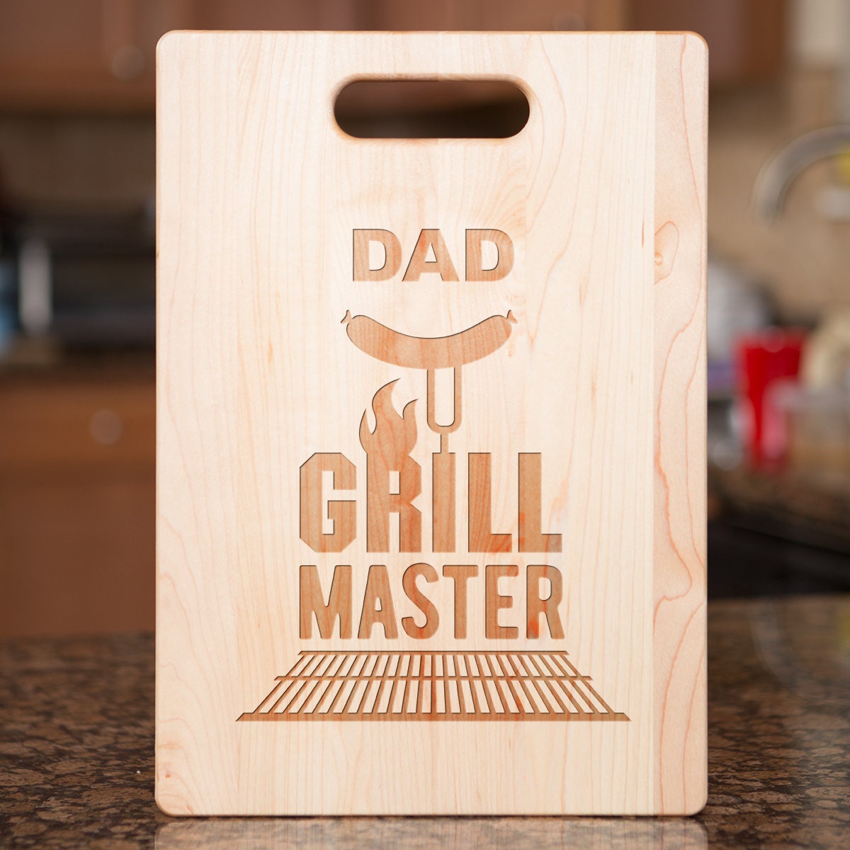 Dad gift gift for dad dad's kitchen dad cutting board | Etsy