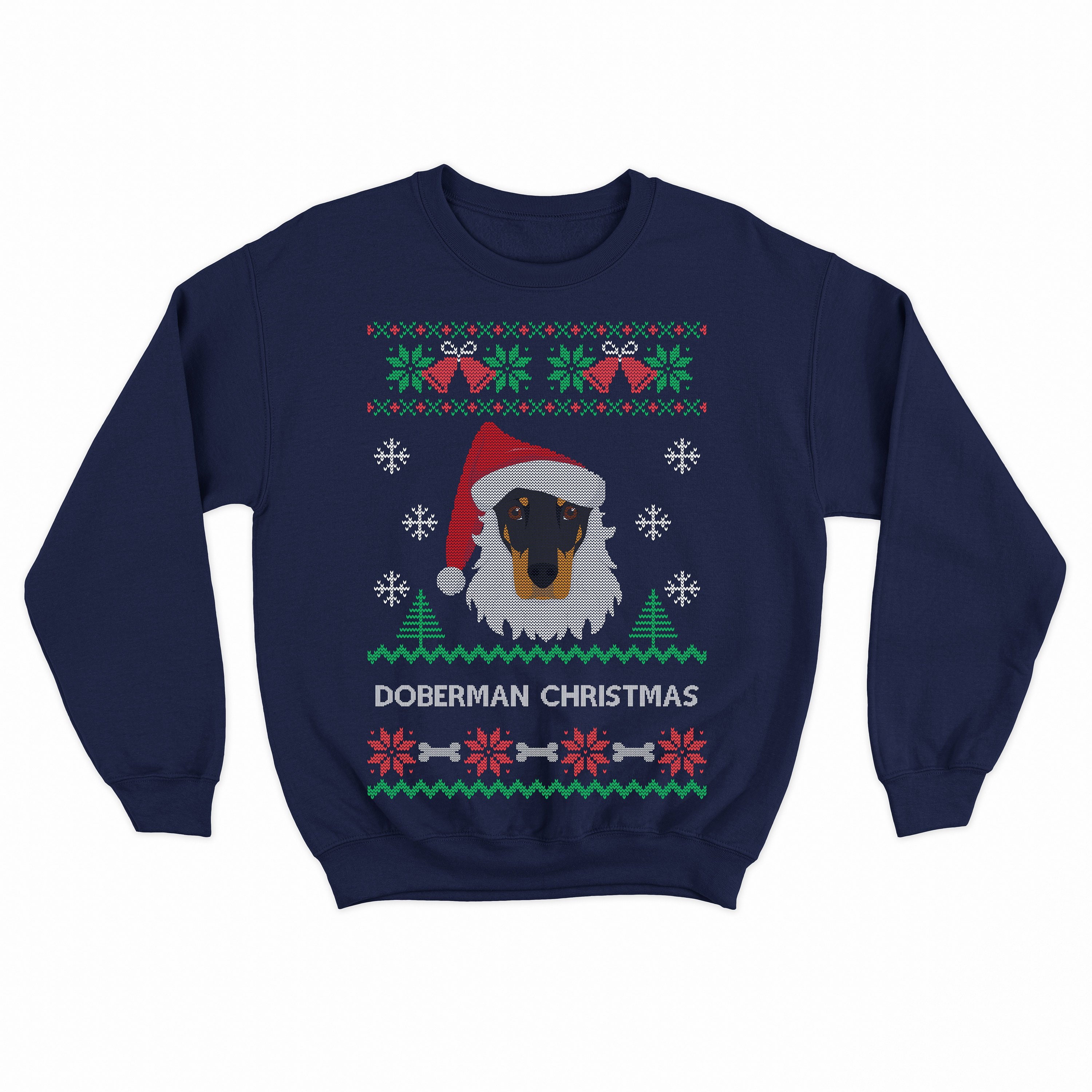 Doberman ugly christmas sweater Clearance