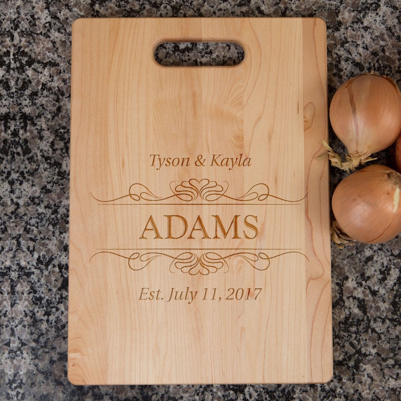gift cutting board chopping board wood custom butcher block cutting board large cheese board unique kitchen board custom cutting board