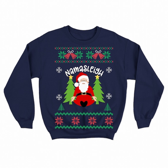 Ugly Christmas Namaste all days Sweater Ugly Christmas Namaste all days Sweater