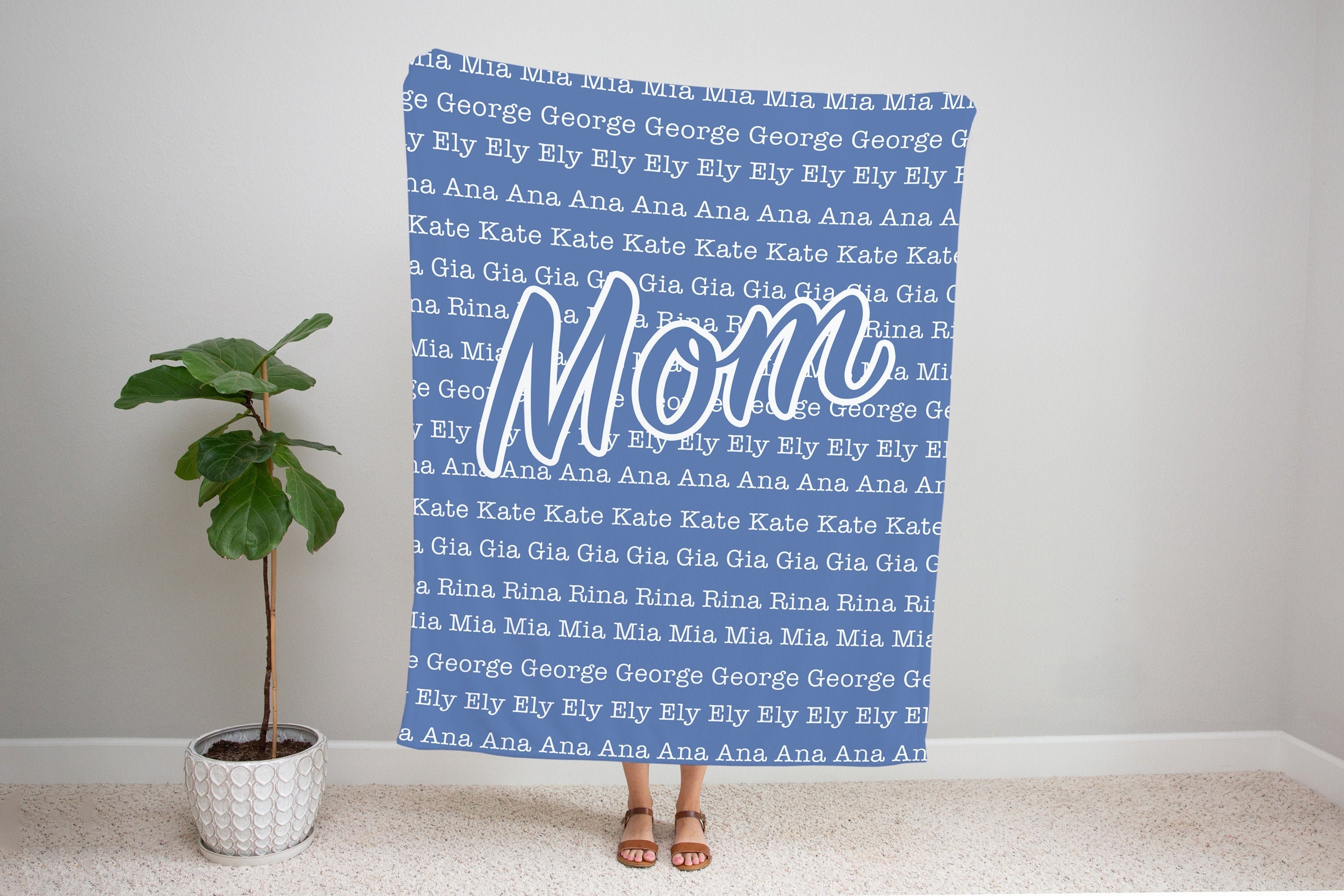 Personalized blanket for mom mom gift mom blanket blanket Etsy