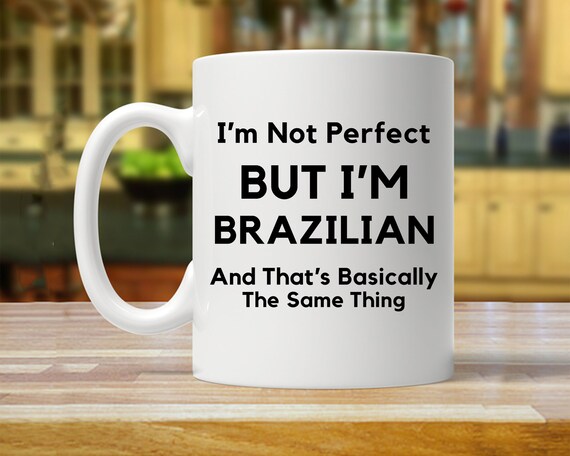 Brazil Pride Brazil Coffee Mug | Gift for Brazilian Brazilian Gift I Love Brazil