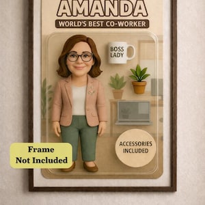 Funny boss gift, gift for boss, Custom Action Figure box, Personalized Toy Box, Turn Yourself Into An Action Figure image 4