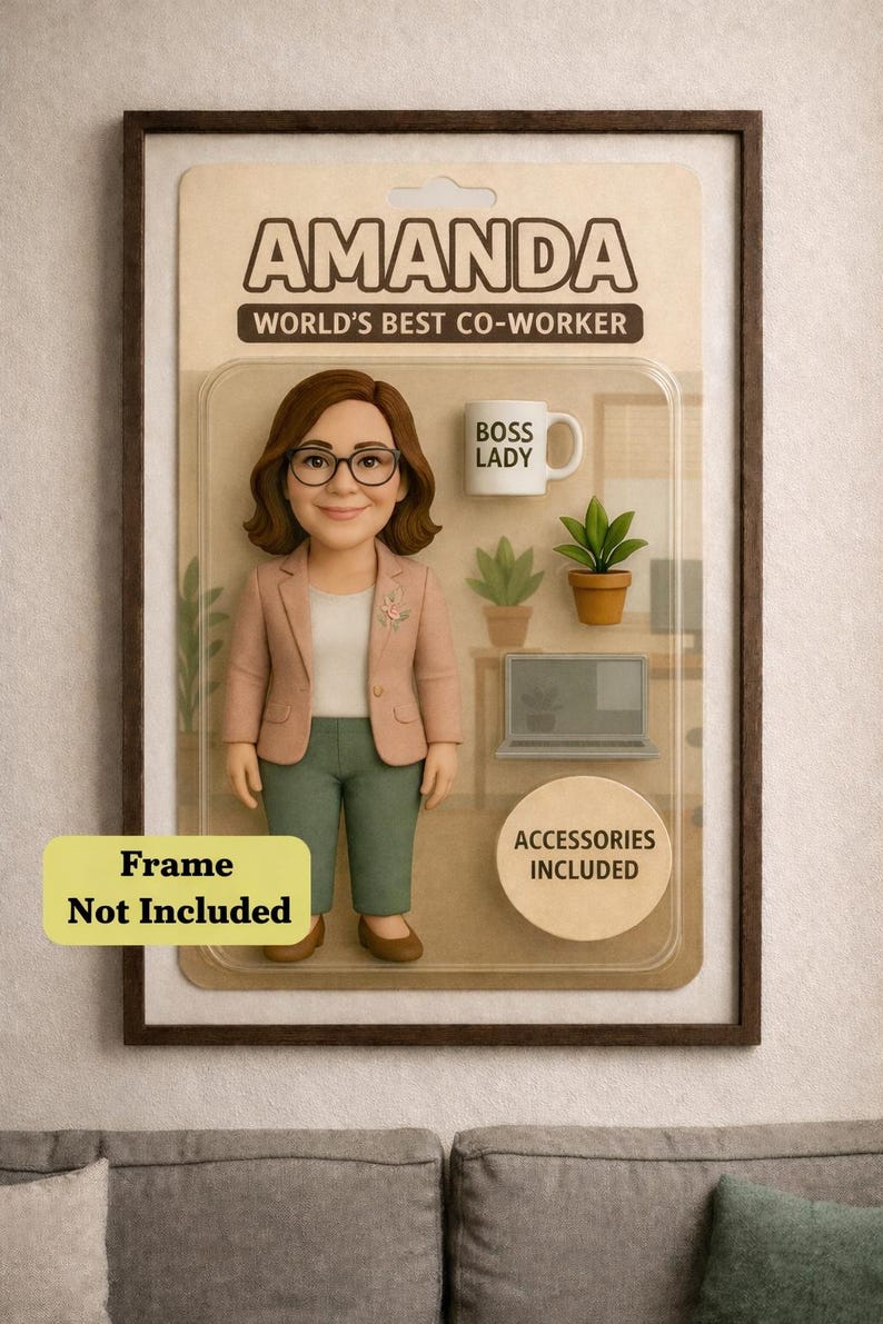 Funny boss gift, gift for boss, Custom Action Figure box, Personalized Toy Box, Turn Yourself Into An Action Figure image 4