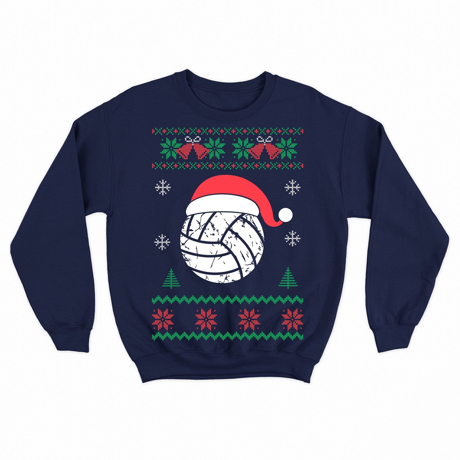 Volleyball Ugly Christmas Sweater Volleyball Christmas Etsy