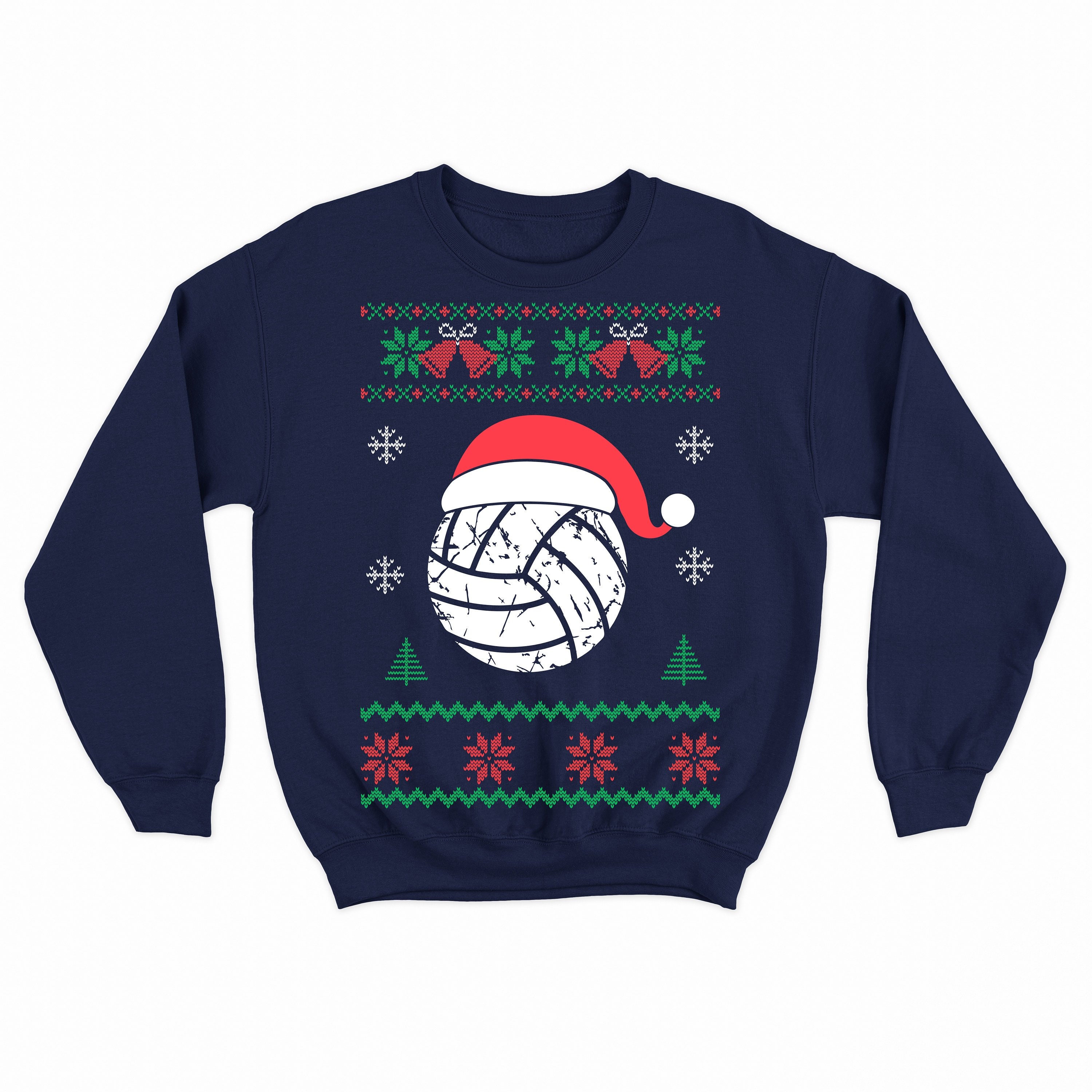 Volleybal lelijke kersttrui volleybal kersttrui grappige - Etsy Nederland
