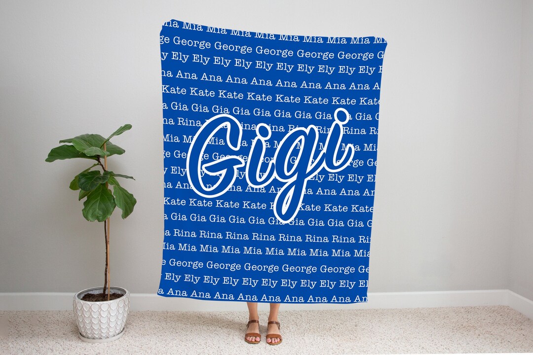 Personalized Blanket for Gigi Gigi Gift Gigi Blanket Etsy