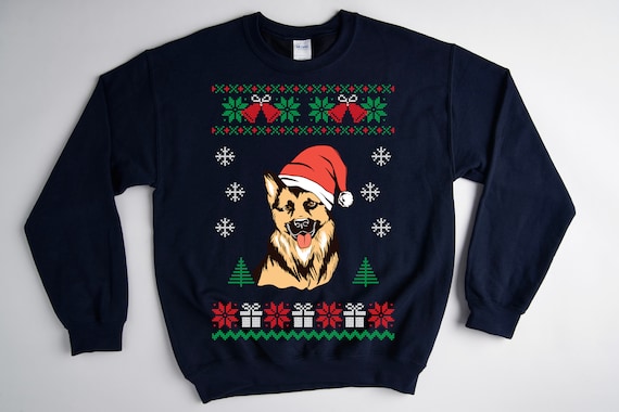 German Shepherd Ugly Christmas Sweater German Shepherd Ugly Christmas Sweater