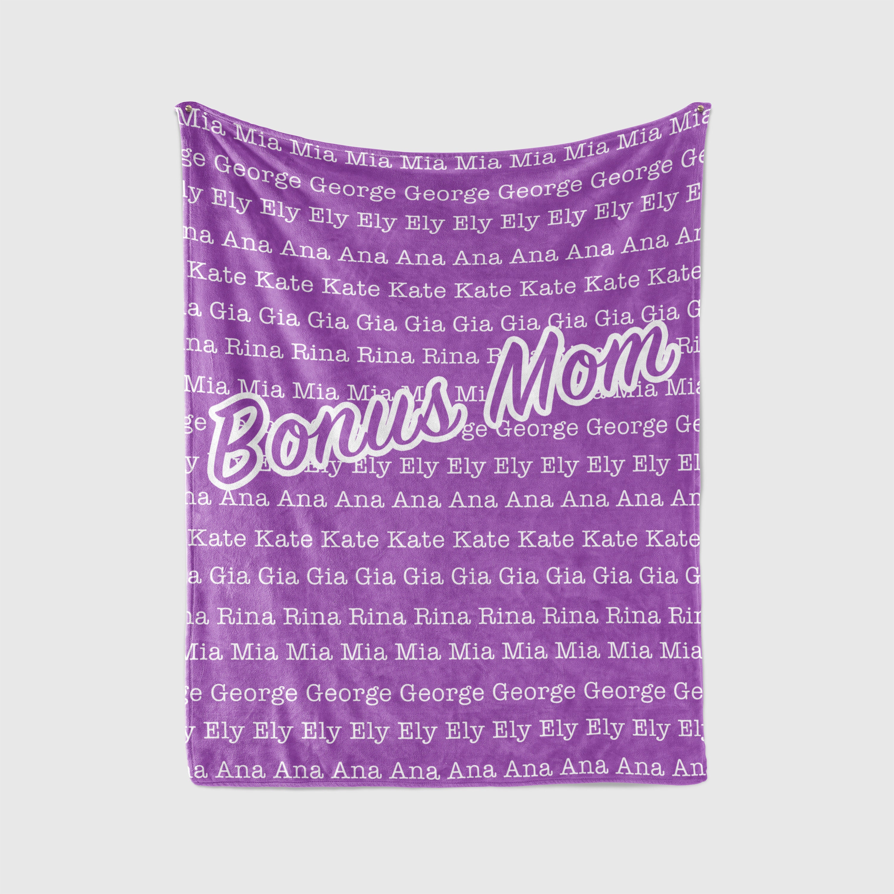 Personalized blanket for bonus mom bonus mom blanket blanket Etsy