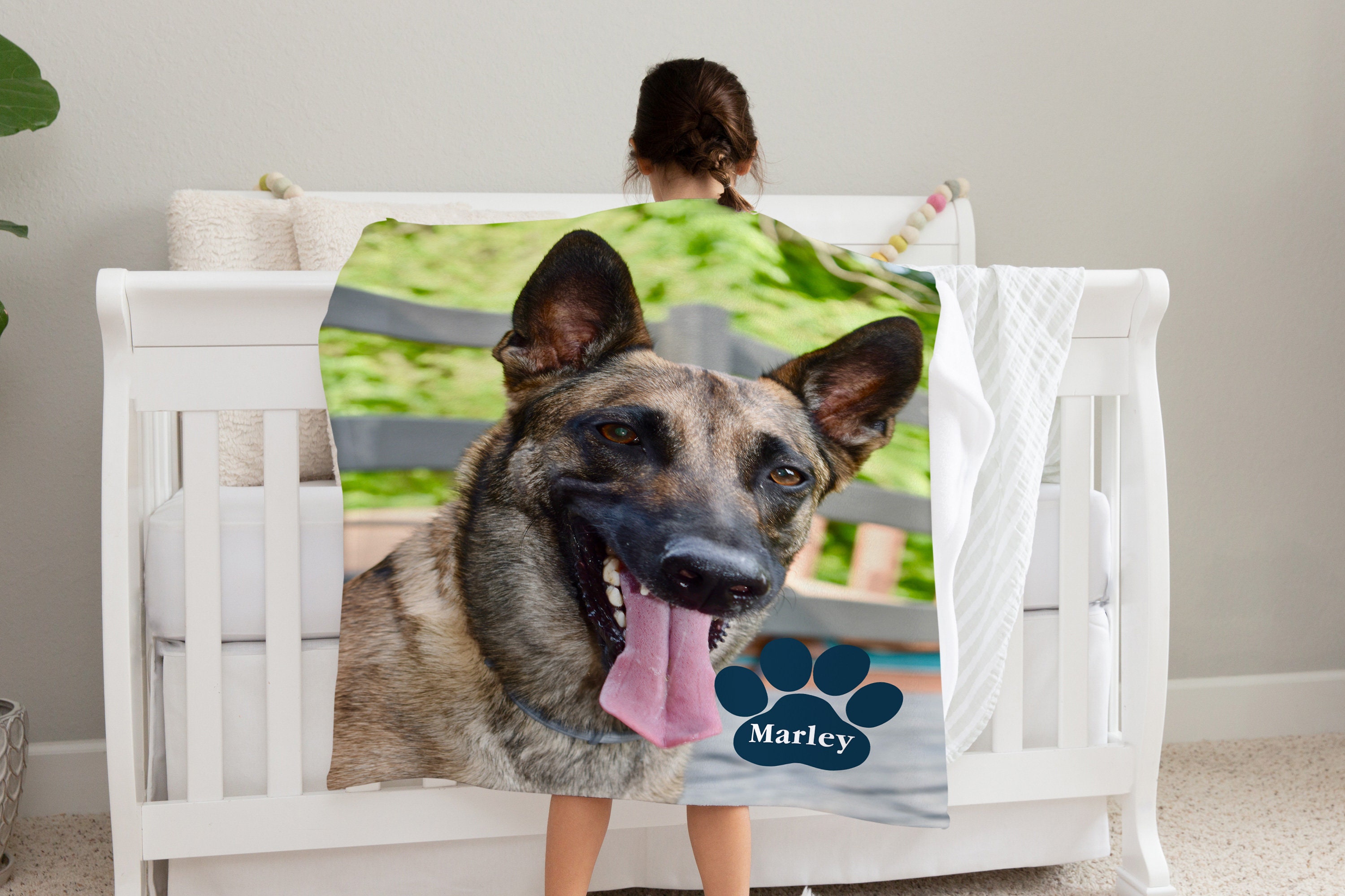 Personalized German Shepherd Blanket German Shepherd Blanket Etsy UK