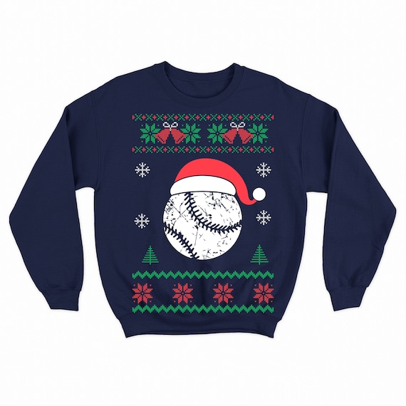 baseball christmas sweater