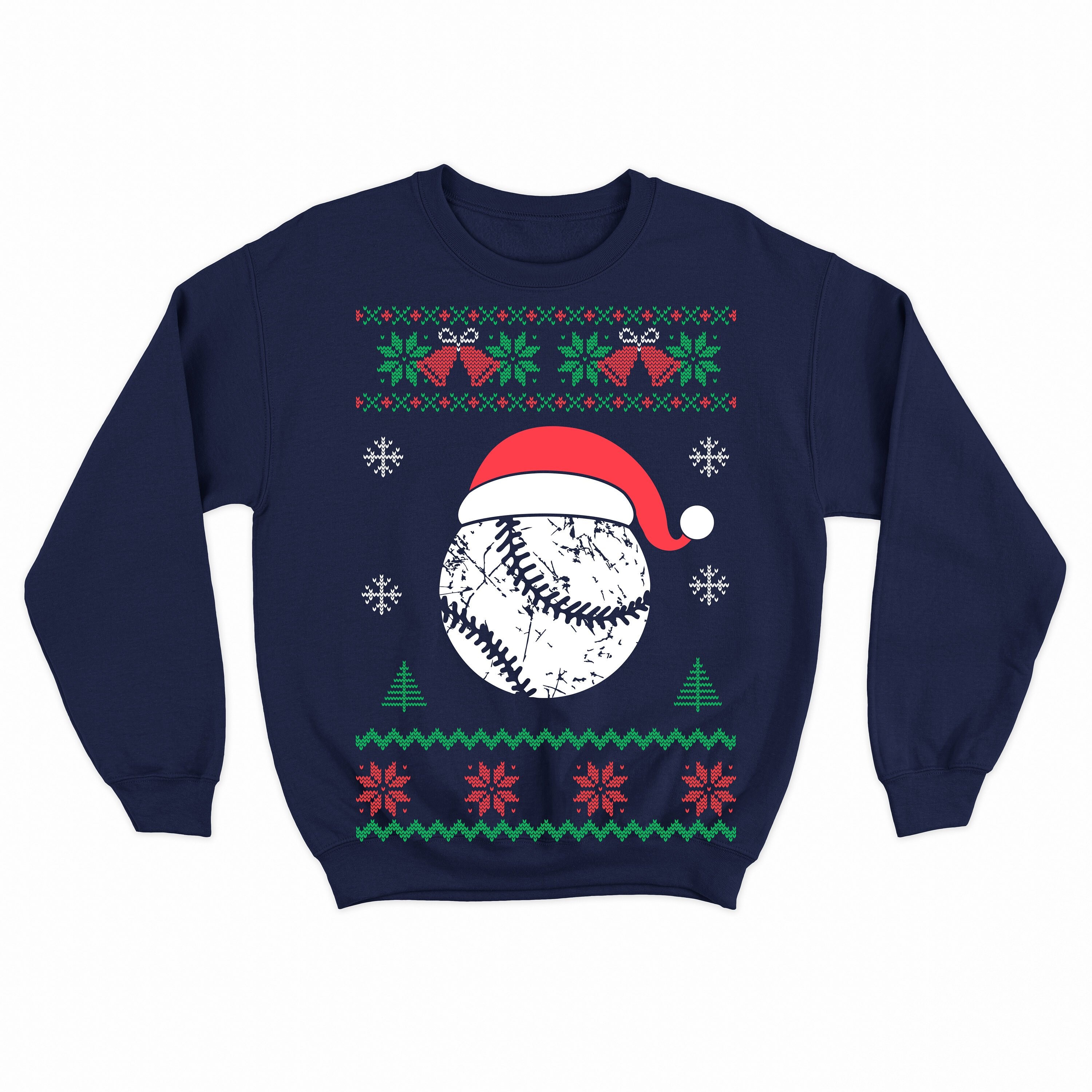 Baseball Ugly Christmas Sweater Baseball Ugly Christmas Sweater