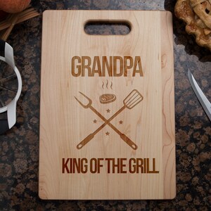 grandpa gift, gift for grandpa, grandpa&#39;s kitchen, grandpa cutting board, personalized cutting board, cutting board for grandpa for men
