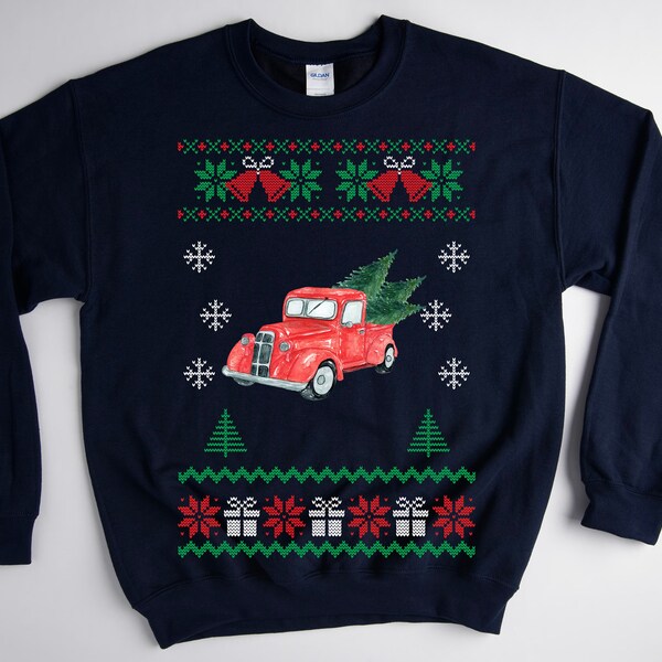 Stripe Christmas Truck Romper main image 1