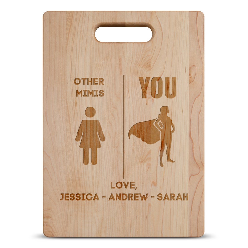 personalized mimi gift best mimi ever gift for mimi custom cutting board for mimi mother/'s day gift mimi cutting board
