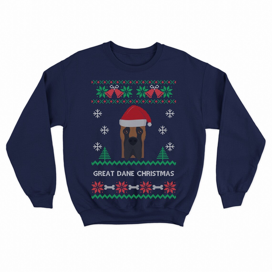 Great dane Christmas sweater great dane ugly Christmas Etsy