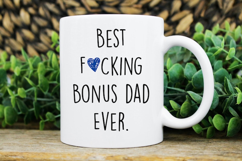 fathers day gift, funny bonus dad gift, bonus dad gift, gift for bonus dad, bonus dad mug image 1