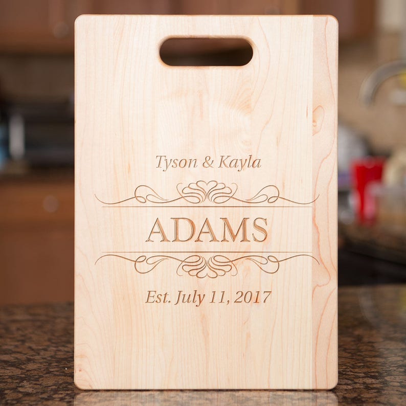 gift cutting board chopping board wood custom butcher block cutting board large cheese board unique kitchen board custom cutting board