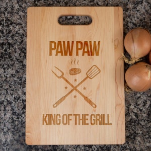 paw paw gift, gift for paw paw, paw paw &#39;s kitchen, paw paw cutting board, personalized cutting board, paw paw gifts, fathers day, paw paw