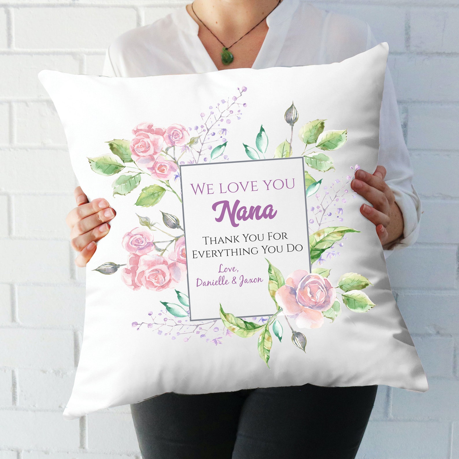 Personalized Gift for Nana Custom Nana Pillow Nana Gift Etsy