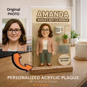 Funny boss gift, gift for boss, Custom Action Figure box, Personalized Toy Box, Turn Yourself Into An Action Figure image 2