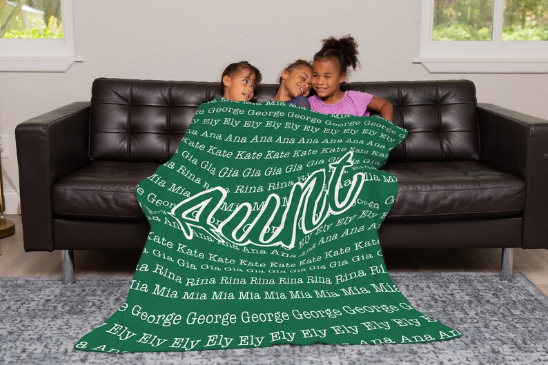 Personalized Blanket for Aunt Aunt Blanket Blanket for Aunt Etsy