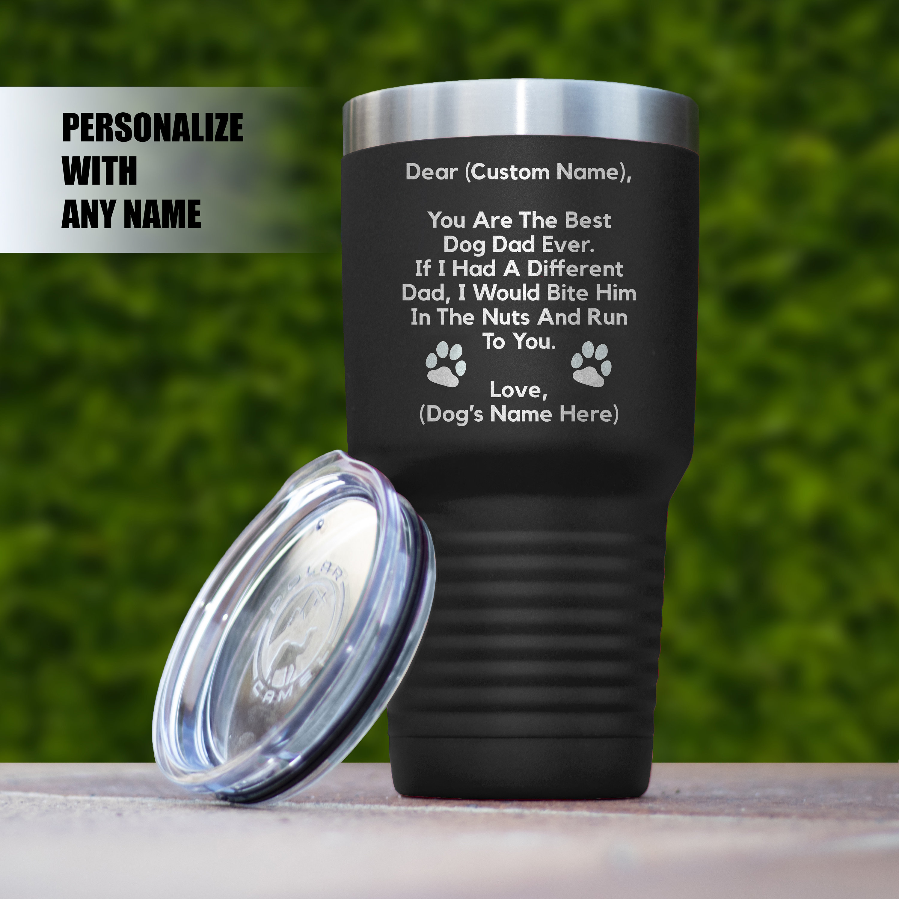 SANDJEST 4-in-1 Best Dad Ever Tumbler Gifts for Dad from Daughter Son -  12oz Dad Can Cooler Tumblers Travel Mug Cup - Stainless Steel Insulated  Cans