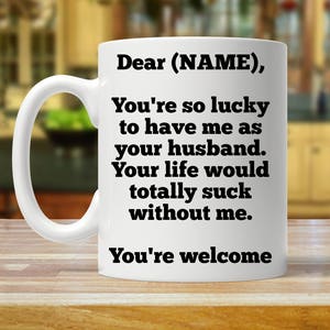 wife mug, Funny gift for wife, funny mug for wife, funny valentines gift for wife, mug for wife, funny birthday gift wife