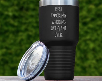 wedding officiant gift, officiant gift, gift for officiant, officiant tumbler, funny officiant gift