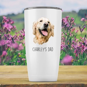 personalized dog mom tumbler, dog mom gift, dog tumbler, dog mom travel mug, custom dog mom gift, dog mom mug