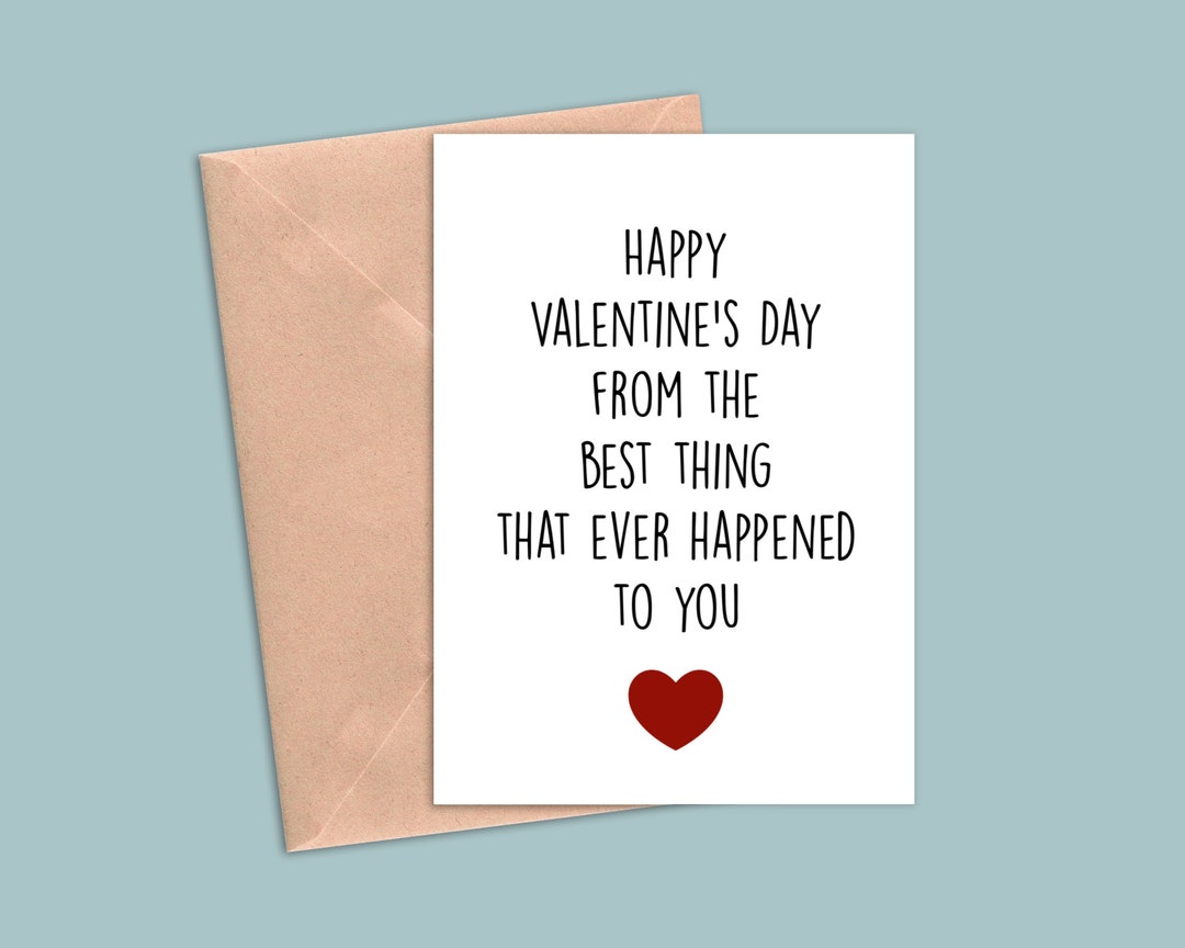 Funny Valentines Day Card for Him, Valentines Day Card for Him Etsy