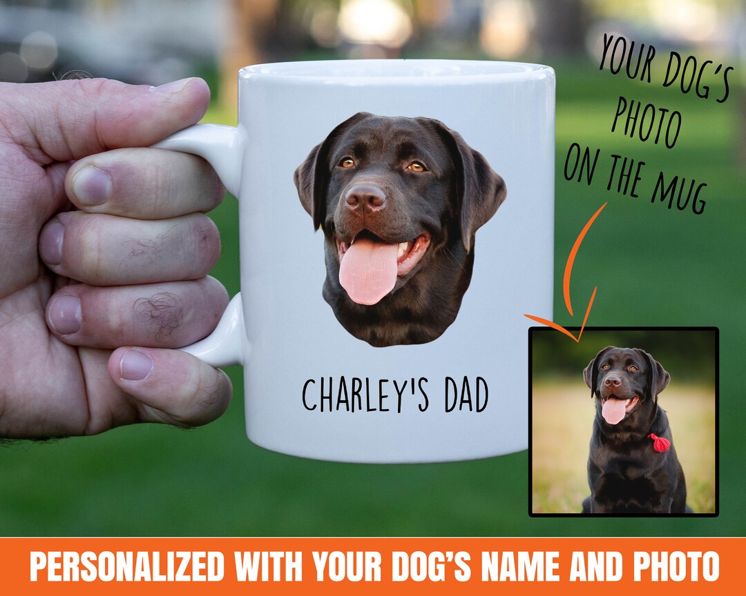 Dog Dad Mug Custom Dog Dad Gift Gift for Dog Dad Etsy