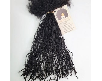 Sista Loc Extensions Handmade 100% Human Hair(10 Locs Per Bundle)