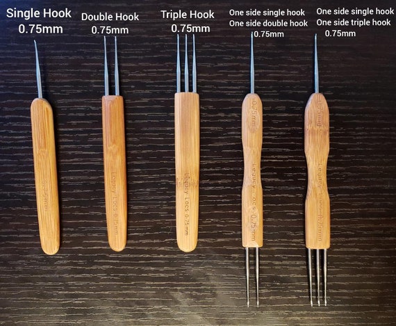 NEW LOC TOOL* DOUBLE NEEDLE CROCHET HOOK REVIEW: GAME CHANGER FOR INSTANT  LOCS!!