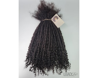Fusion Loc Extensions Handmade 100% Human Hair (10 Locs Per Bundle)