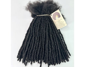 Interlocked Loc Extensions Handmade  100% Human Hair (10 Locs Per Bundle)