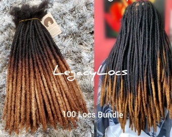 100 Locs Bundle Standard Loc Extensions 100% Human Hair