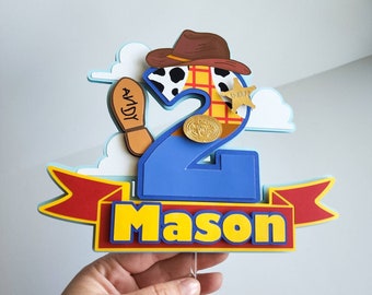 Sheriff Cake Topper: 3D (Customize)