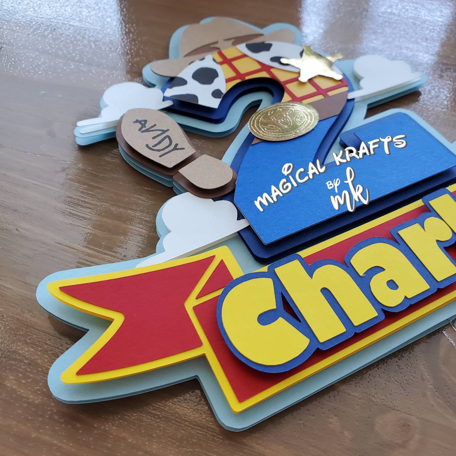 Sheriff Cake Topper: 3D customize | Etsy