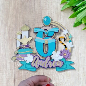 Desert Princess Cake Topper: 3D (Customize)
