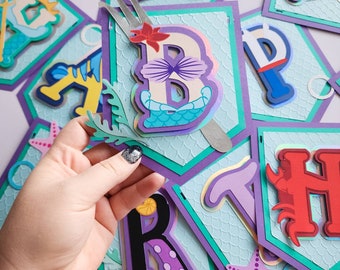 Under the Sea Banner: 3D (Customize)